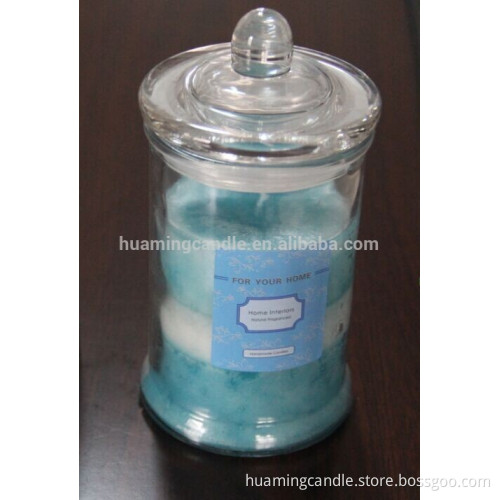 glass candle